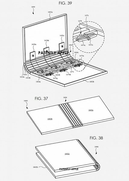 Apple выдали патент на новую систему складывания для MacBook и iPad